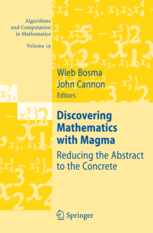 Book cover of "Discovering Mathematics with Magma"