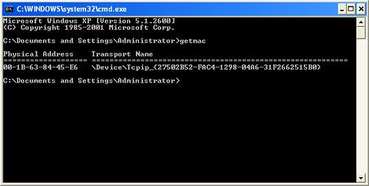 linux get mac address script